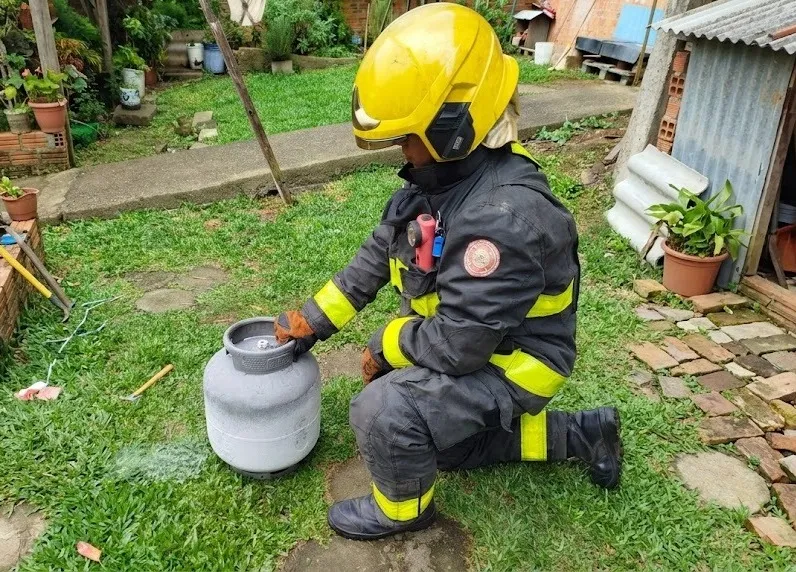 Apesar do susto, nada de mais grave foi registrado pelos bombeiros -Foto: Corpo de Bombeiros de Bento Gonçalves