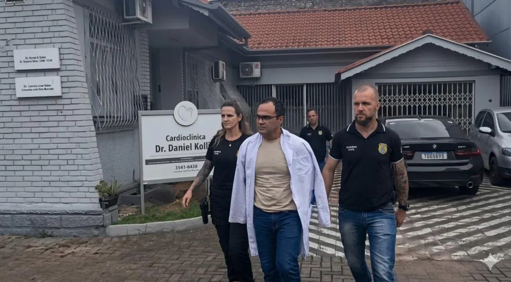 Médico Daniel Kollet está preso desde o dia 30 de março - Foto: Polícia Civil