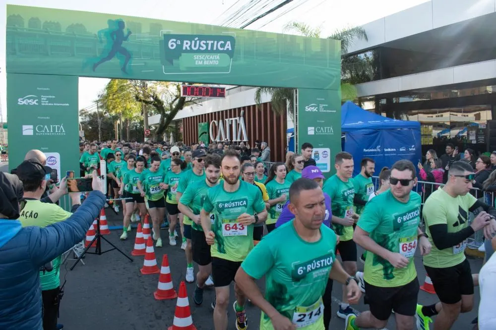 Centenas de pessoas devem participar da sétima edição da rústica do Caitá - Foto: Mauricio Concatto