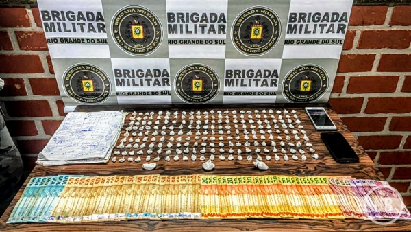 Casal é preso por tráfico de drogas em Veranópolis