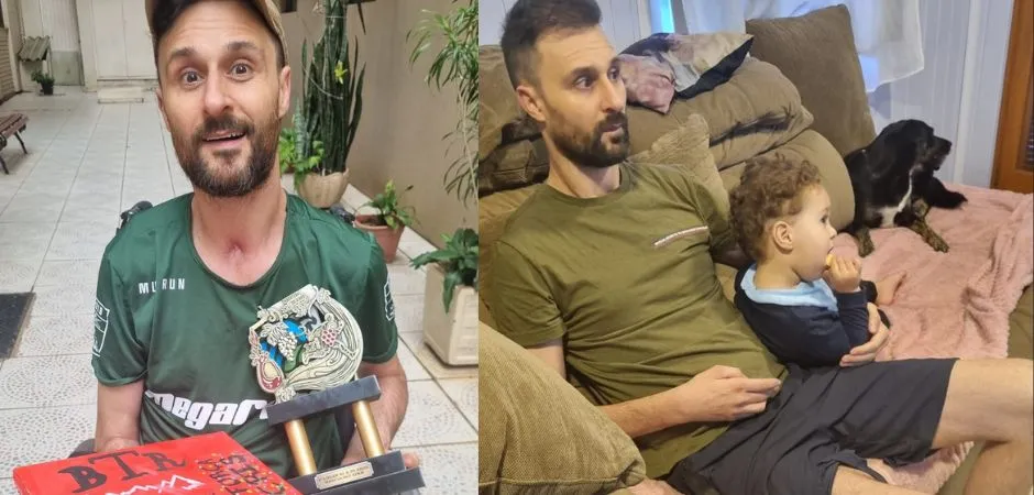 Cristiano Dalla Corte Ramos, 38 anos, vítima de um gravíssimo acidente, desafiou diagnósticos médicos e, hoje, escreve um novo capítulo de superação. (Foto: Arquivo Pessoal/Especial NB)