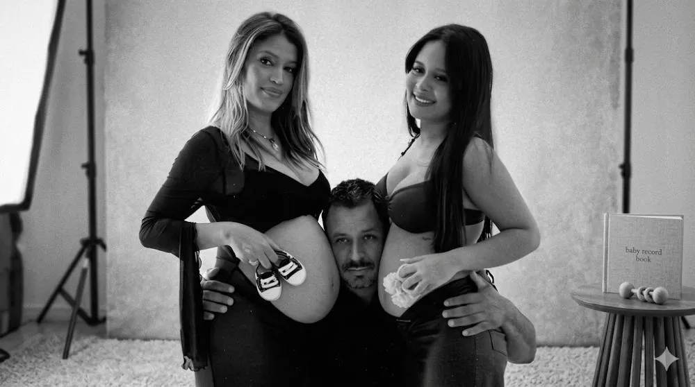 Laís e Maria Eduarda terão bebês de Ivan Rocha com poucos meses de diferença - Foto: Reprodução