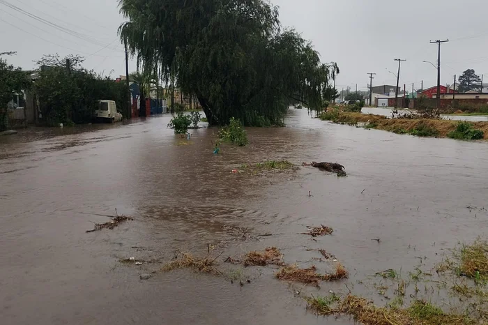 Santa Vitória do Palmar, no sul do Estado, foi um dos municípios afetados pelo temporal. (Foto: Claudiomiro Cabral/Reprodução)