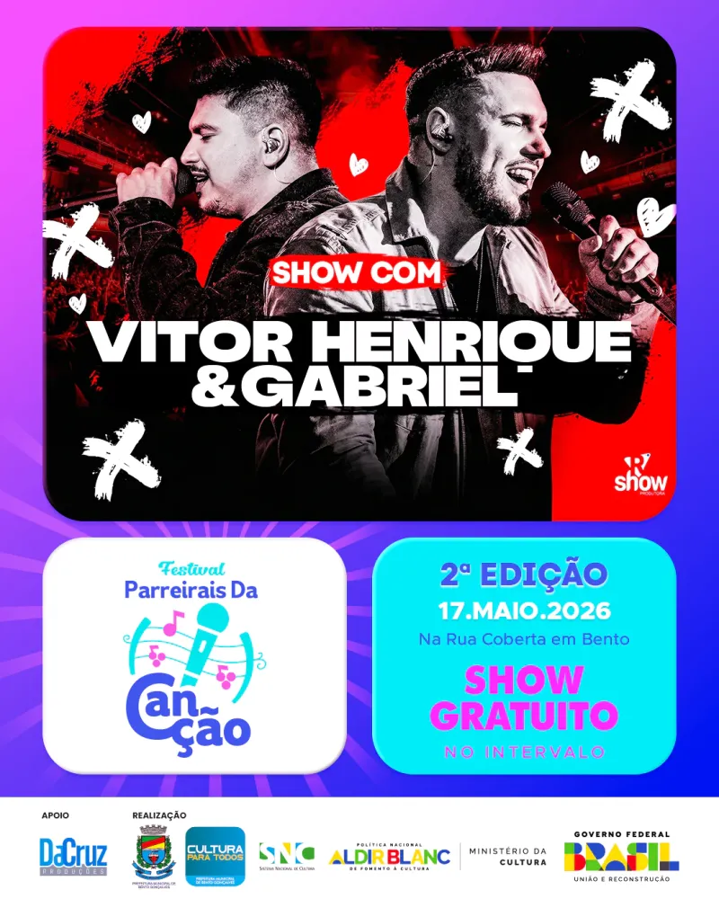 Rua Coberta recebe a final do Festival Parreirais da Canção