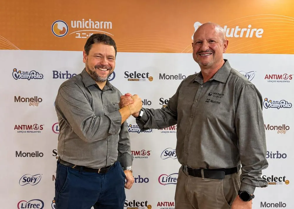 Ricardo Maciel e Gerson Simonaggio seguirão no comando da Unicharm e Nutrire - Foto: Unicharm/Divulgação