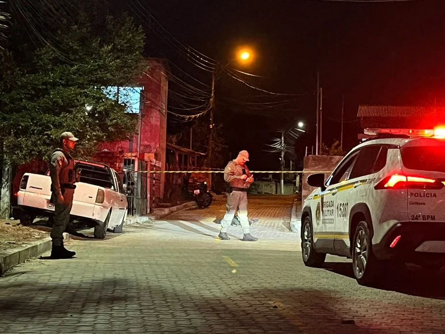 Crimes ocorreram no bairro Stella Maris durante a madrugada deste domingo. (Foto : Dalvani Albarello / Rastros do Crime)