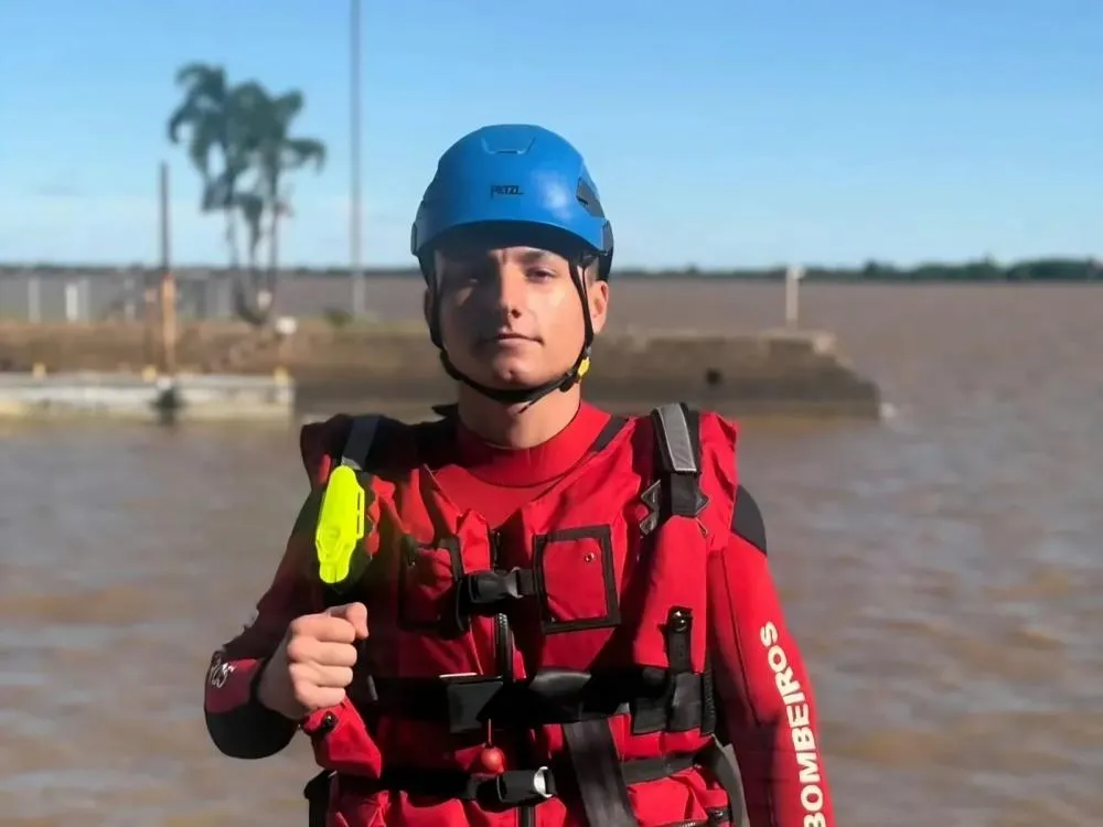 Wendel Reck está em plena formação e prestes a se tornar bombeiro militar - Foto: Corpo de Bombeiros