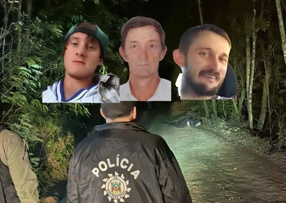 Diego, Ari e Jaime forma mortos com tiros à queima roupa - Foto: Polícia Civil 