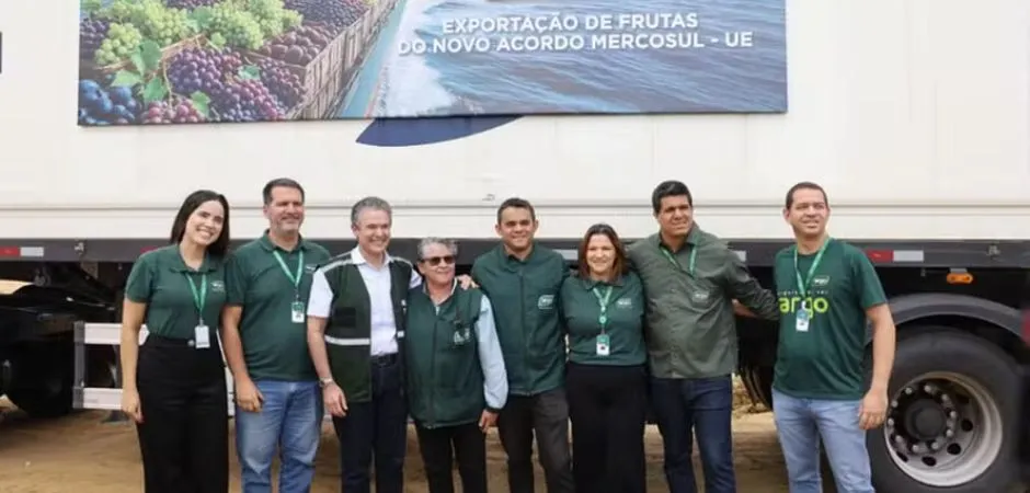 Ato simbólico aconteceu na Fazenda Argofruta, em Petrolina (PE), no Vale do São Francisco. (Foto: Guilherme Martimon/Mapa)