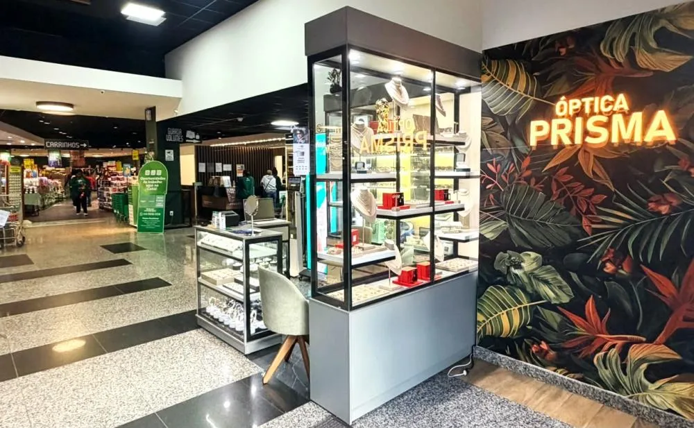 A Prisma inova como a primeira ótica dentro de um supermercado em Bento Gonçalves - Fotos: NB Notícias 
