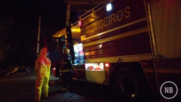 Corpo de Bombeiros recolhe material altamente tóxico em Bento Gonçalves
