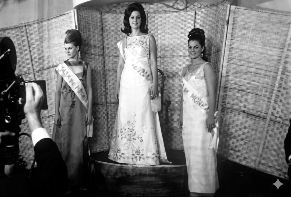 Sandra Guerra, Iegla Gehlen e Liane Mazzini deram início aos reinados de quase 60 anos das soberanas da Fenavinho - Foto: Reprodução/IA