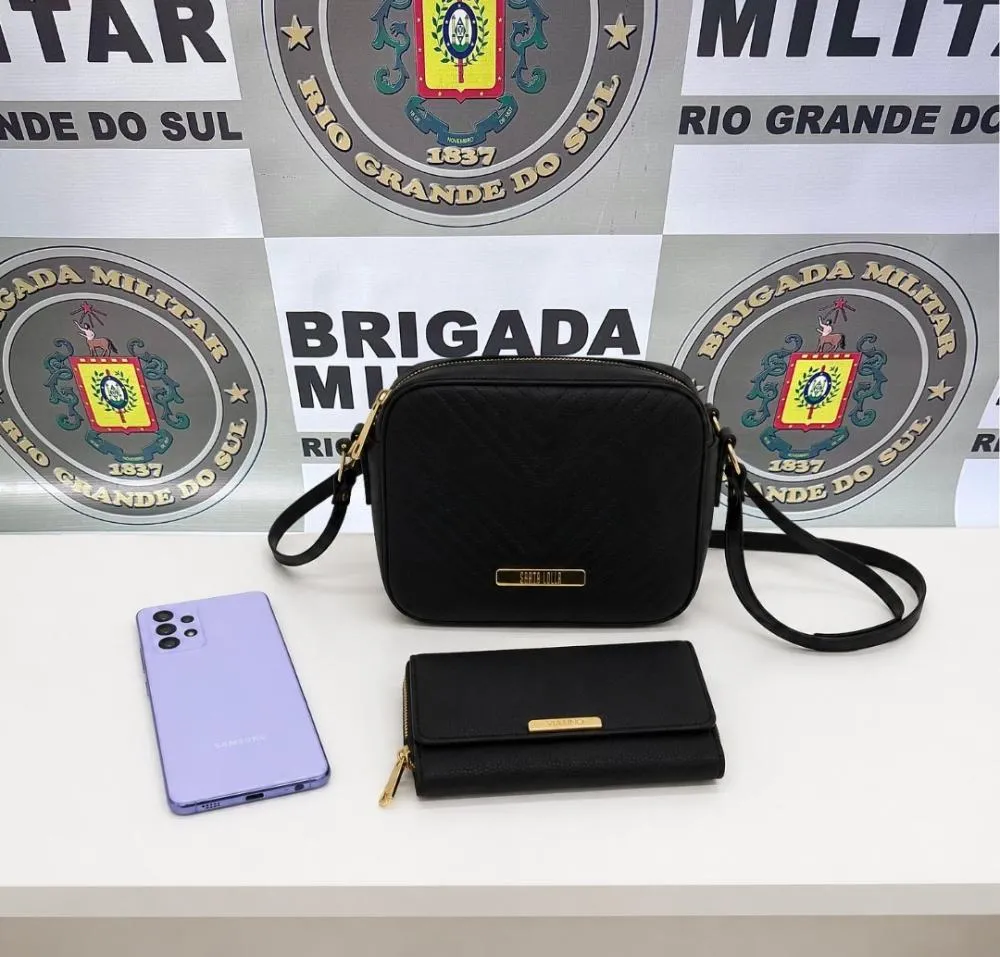 A agilidade na troca de informações permitiu que os brigadianos localizassem rapidamente o suspeito. (Foto: 43º BPM)
