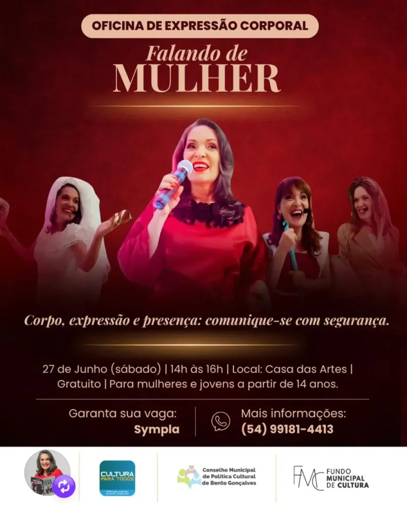 Casa das Artes recebe oficina de expressão corporal para mulheres