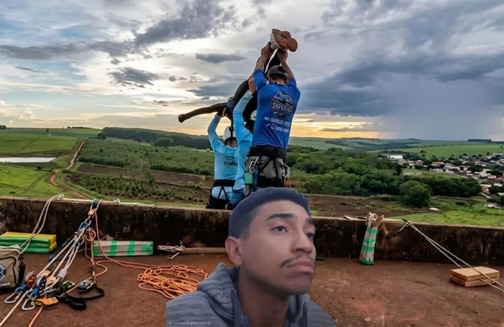 Morador de Bento nega ser responsável pelas cordas em salto fatal