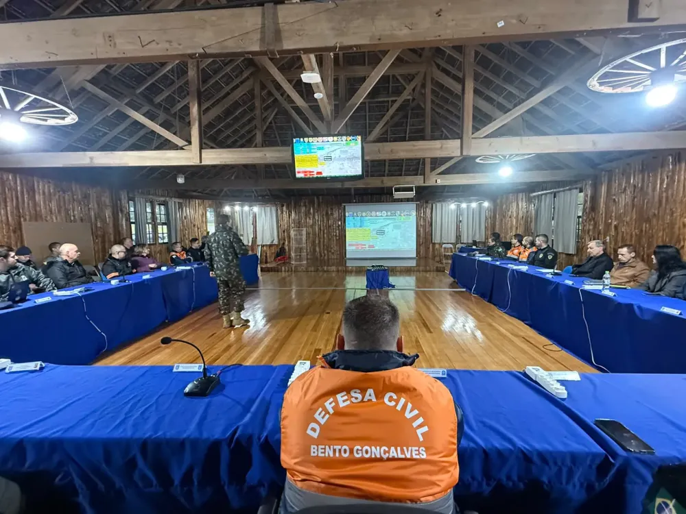 Defesa Civil reúne forças contra eventos climáticos em Bento