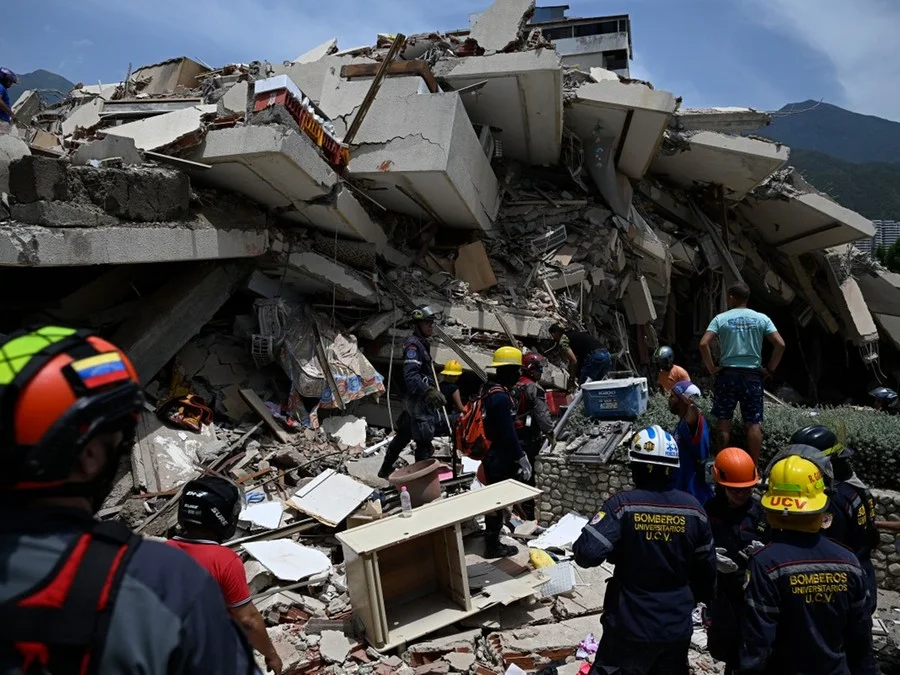 O órgão não divulgou informações pessoais das vítimas ou a localização delas no momento do desastre. (Foto : Federico Parra / AFP)