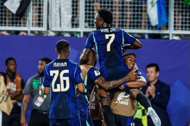 Vini Junior tem sido o grande nome da Seleção Brasileira na Copa - Foto: 