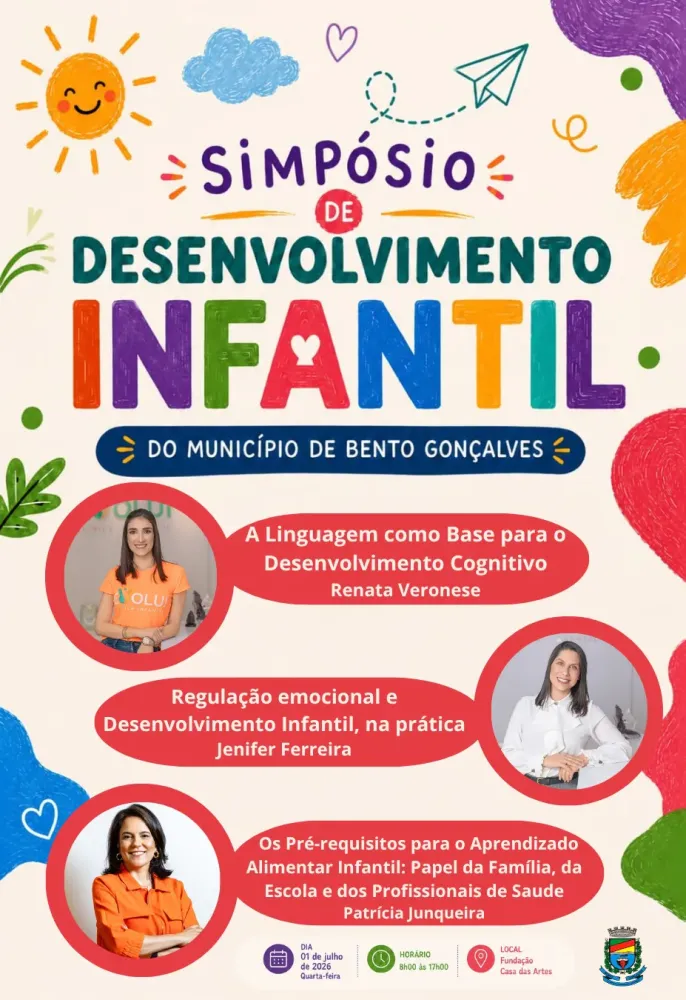 Fundação Casa das Artes sedia Simpósio de Desenvolvimento Infantil nesta quarta-feira