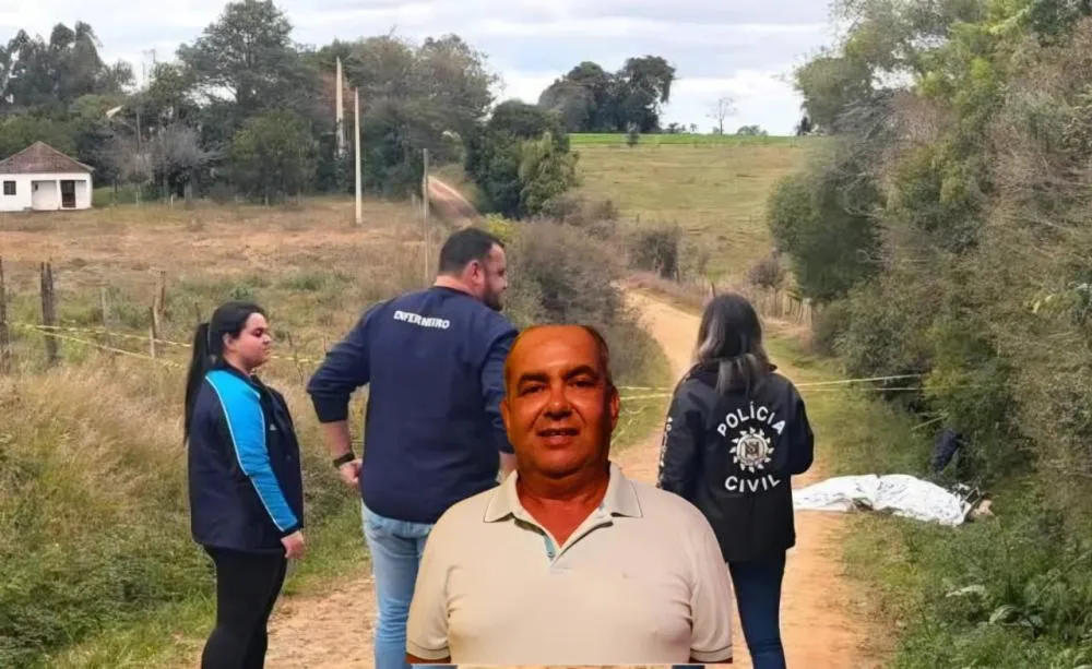 João da Silva tinha 64 anos e foi morto no interior de Formigueiro - Foto: Polícia Civil/Reprodução