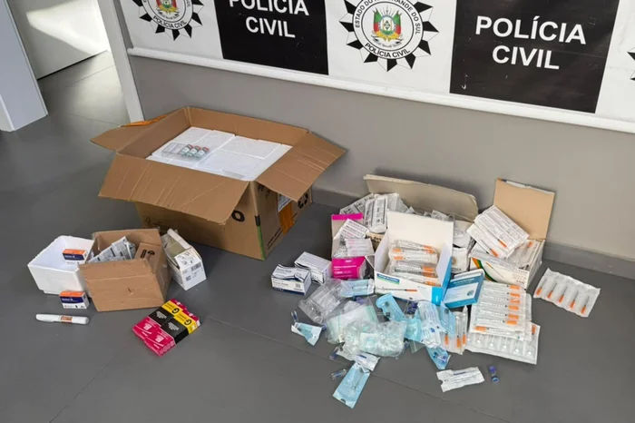 A Polícia Civil apura a origem dos produtos. (Foto: Polícia Civil / Divulgação)