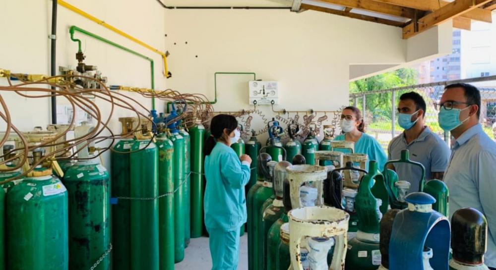 Secretaria Municipal de Saúde garante que, até o momento, não houve qualquer risco de desabastecimento, mesmo com o aumento no consumo de oxigênio verificado nos últimos dias (Foto: Reprodução/Facebook)