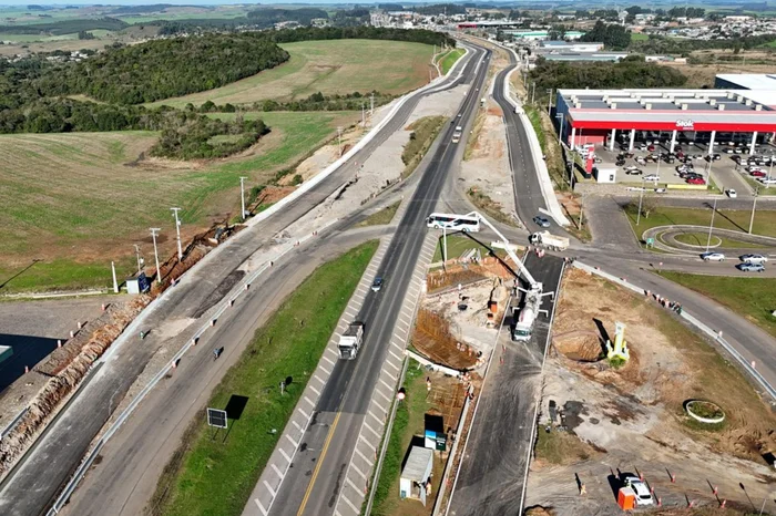 Obras de duplicação da BR-386 provocam desvio no trânsito a partir de segunda