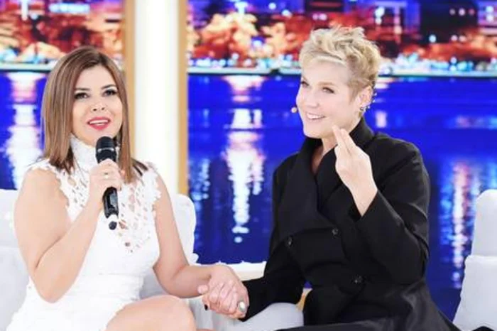 Mara Maravilha (E) e Xuxa (D) em encontro em 2016. (Foto: Blad Meneghel / Divulgação)