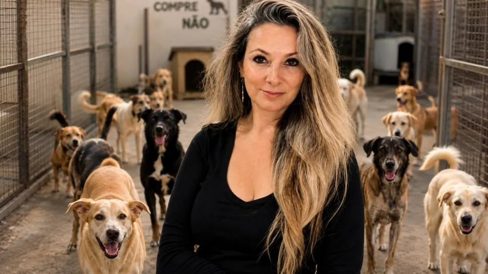 Fernanda Juliana é ativista da causa animal há mais de 30 anos - Foto: Reprodução