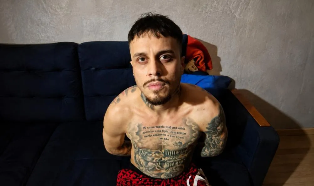 Willian Ramos Silveira foi capturado em um casa alugada em Cachoeirinha - Fotos: Reprodução