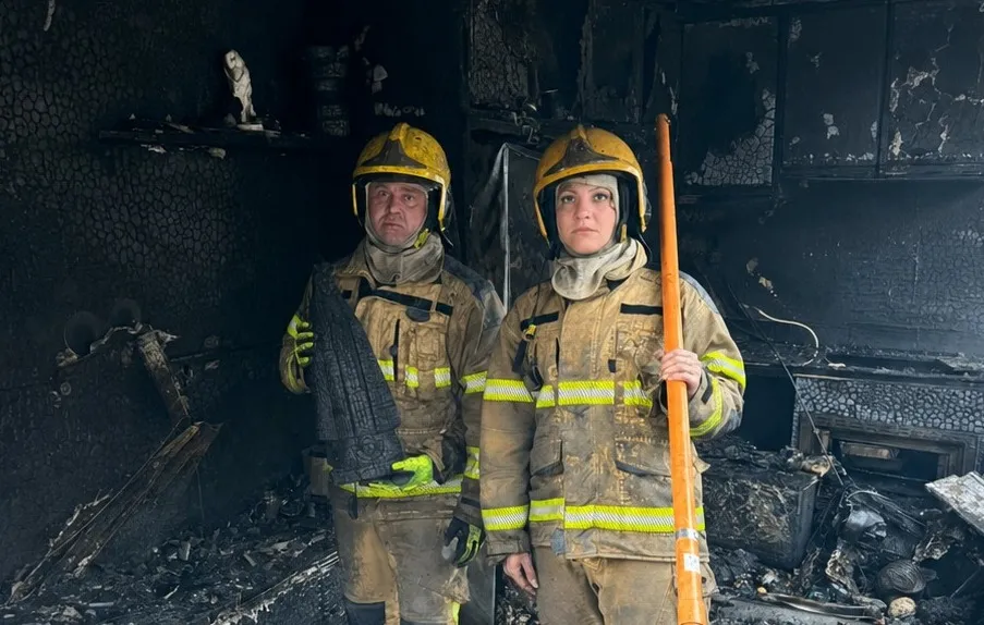 Imagem de Nossa Senhora resiste a incêndio em Santa Tereza