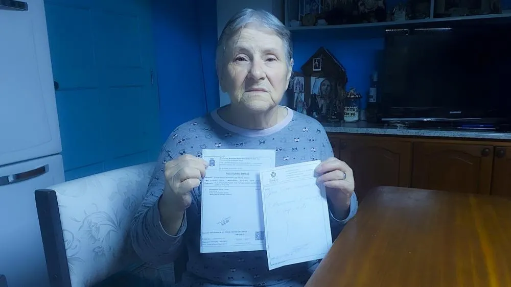 Joana D'arc Schenato de Paula, de 72 anos, tem fibrose pulmonar e cardiomiopatia grave. (Foto: Arquivo Pessoal/Especial NB)