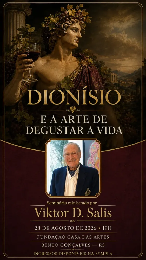 Casa das Artes sedia seminário “Dionísio e a Arte de Degustar a Vida”