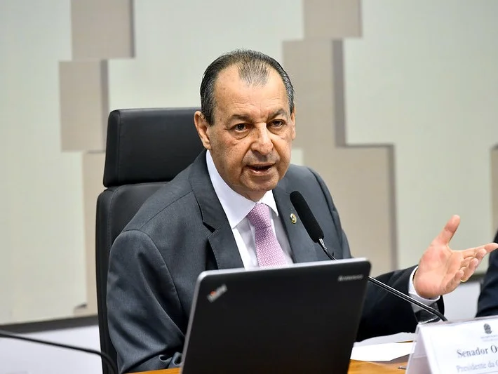 O senador Omar Aziz (PSD-AM) é o relator da PEC. (Foto: Geraldo Magela / Agência Senado)