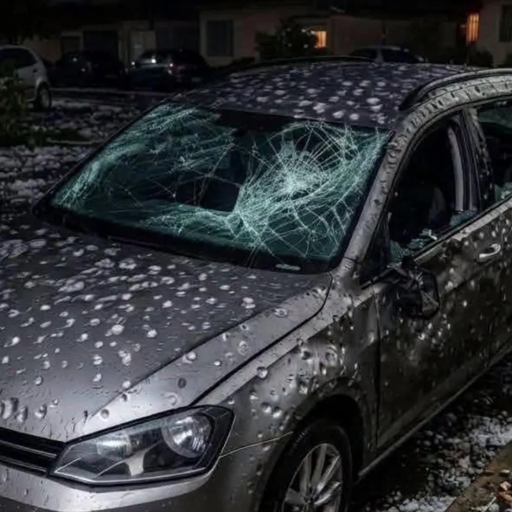 Tempestade com granizo do tamanho de ovos atinge 700 famílias em SC