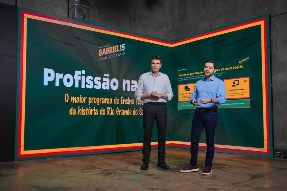 Ernani Polo e Gabriel Souza estão confiantes em uma virada em relação às pesquisas - Foto: Divulgação