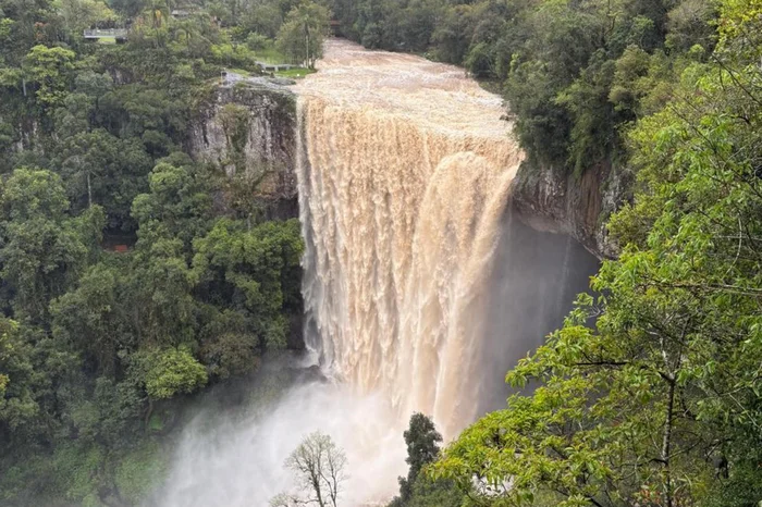 Chuva faz vazão do Arroio Salto Ventoso atingir recorde