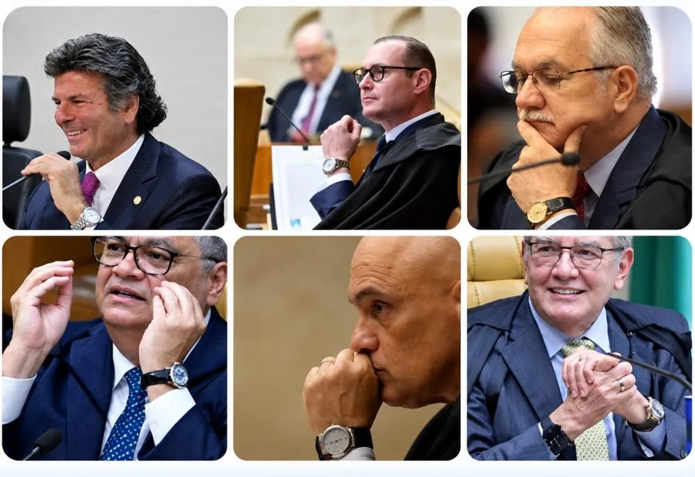 STF: relógios de ministros podem chegar de R$ 3 mil a R$ 720 mil