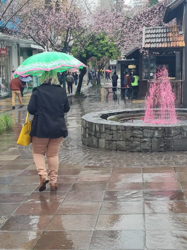 Centro de baixa pressão avança e traz chuva com risco de temporais