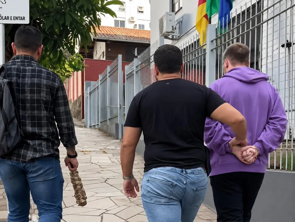 Jovem de 24 anos foi capturado com drogas e dinheiro em seu apartamento - Foto: Reprodução