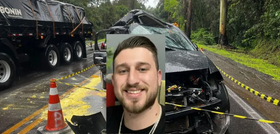 Identificado jovem de 23 anos que morreu em acidente na ERS-122