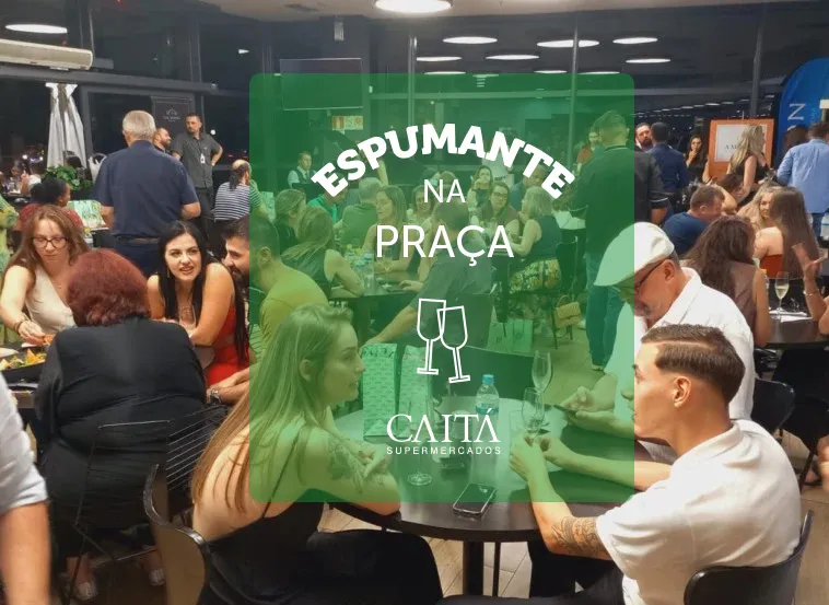 Evento reúne dezenas de pessoas na praça de alimentação do Caitá Supermercados- Foto: Reprodução 