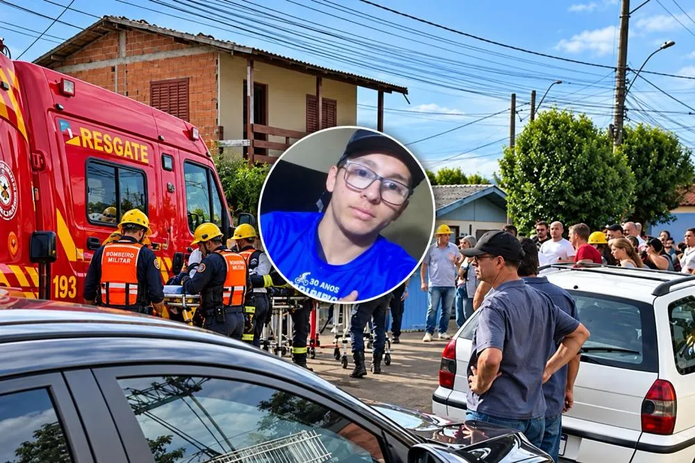 Vinícius França participava de uma carreata, quando aconteceu o acidente - Foto: Reprodução