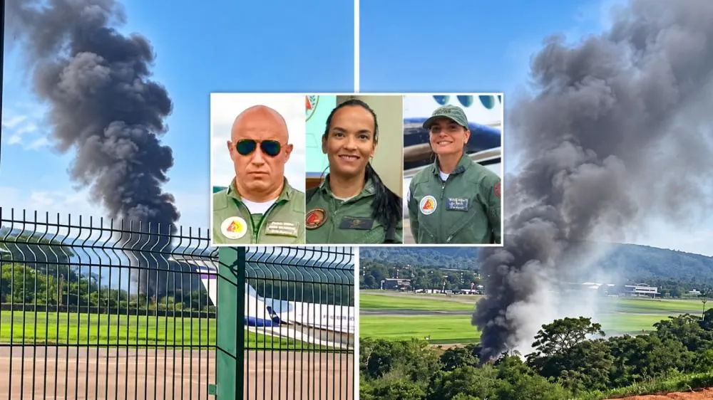 Três policiais morrem em queda de avião da PM em Minas