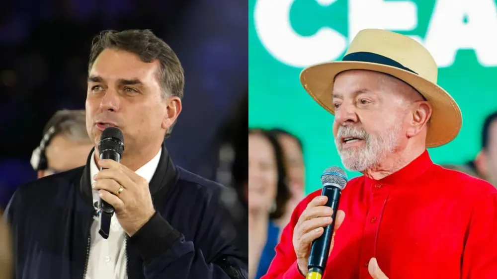 Flávio Bolsonaro indica ausência em debate da Band e Lula confirma presença