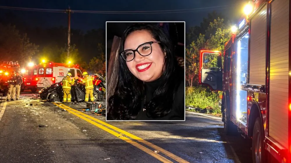 Gabriela Duarte dos Santos tinha 32 anos e era moradora de Bento Gonçalves - Foto: Corpo de Bombeiros/Reprodução