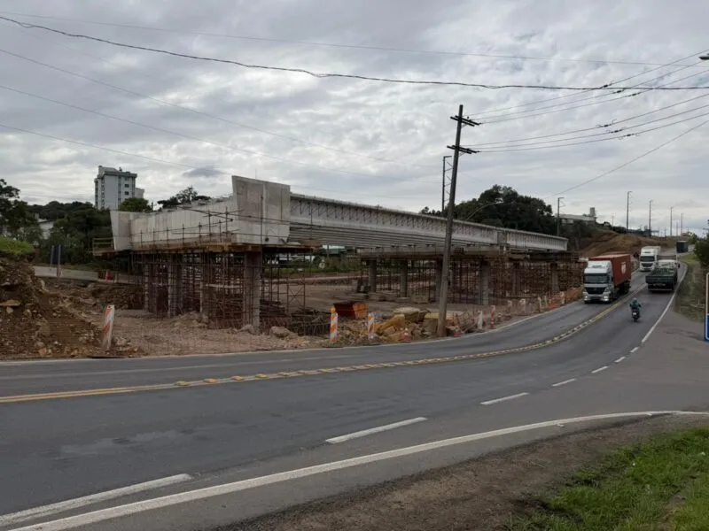 Obras alteram trânsito no km 78 da ERS-122 a partir desta quarta-feira