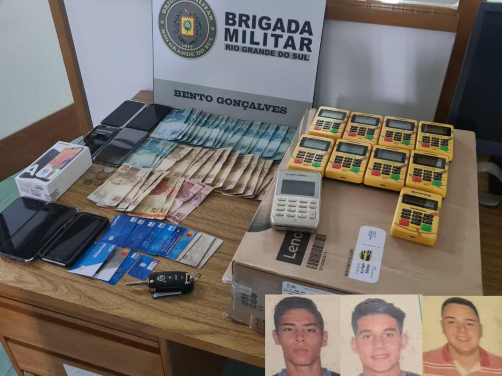 Estelionatários vieram de São Paulo para aplicar golpes em Bento Gonçalves