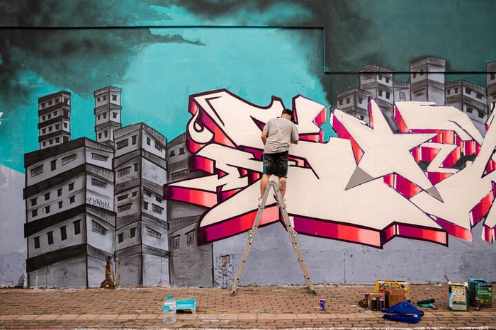 Moradores aprovaram o trabalho realizado pelos artistas (Fotos: Bruna Ferreira/Divulgação)