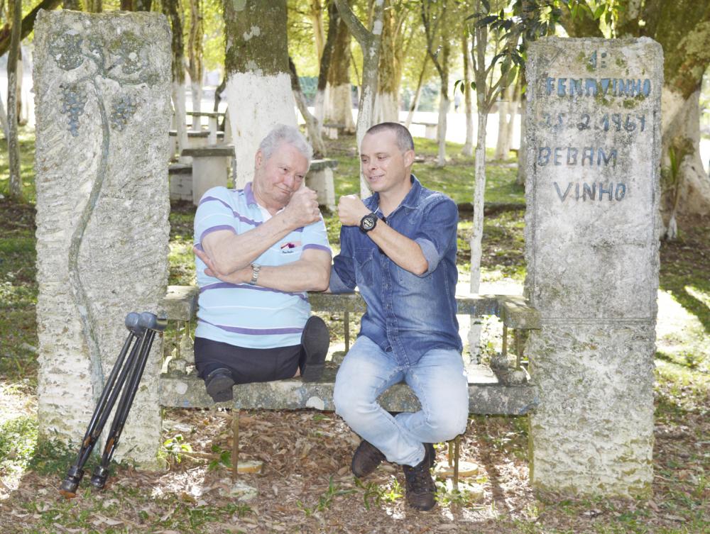 Itacyr Giacomello e Fabiano Mazzotti darão vida ao livro que contará a trajetória da Fenavinho